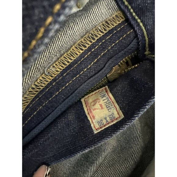 Men’s Polo Ralph Lauren Denim Jeans Dark Wash Vintage 67 Straight 35x30 - Picture 7 of 14